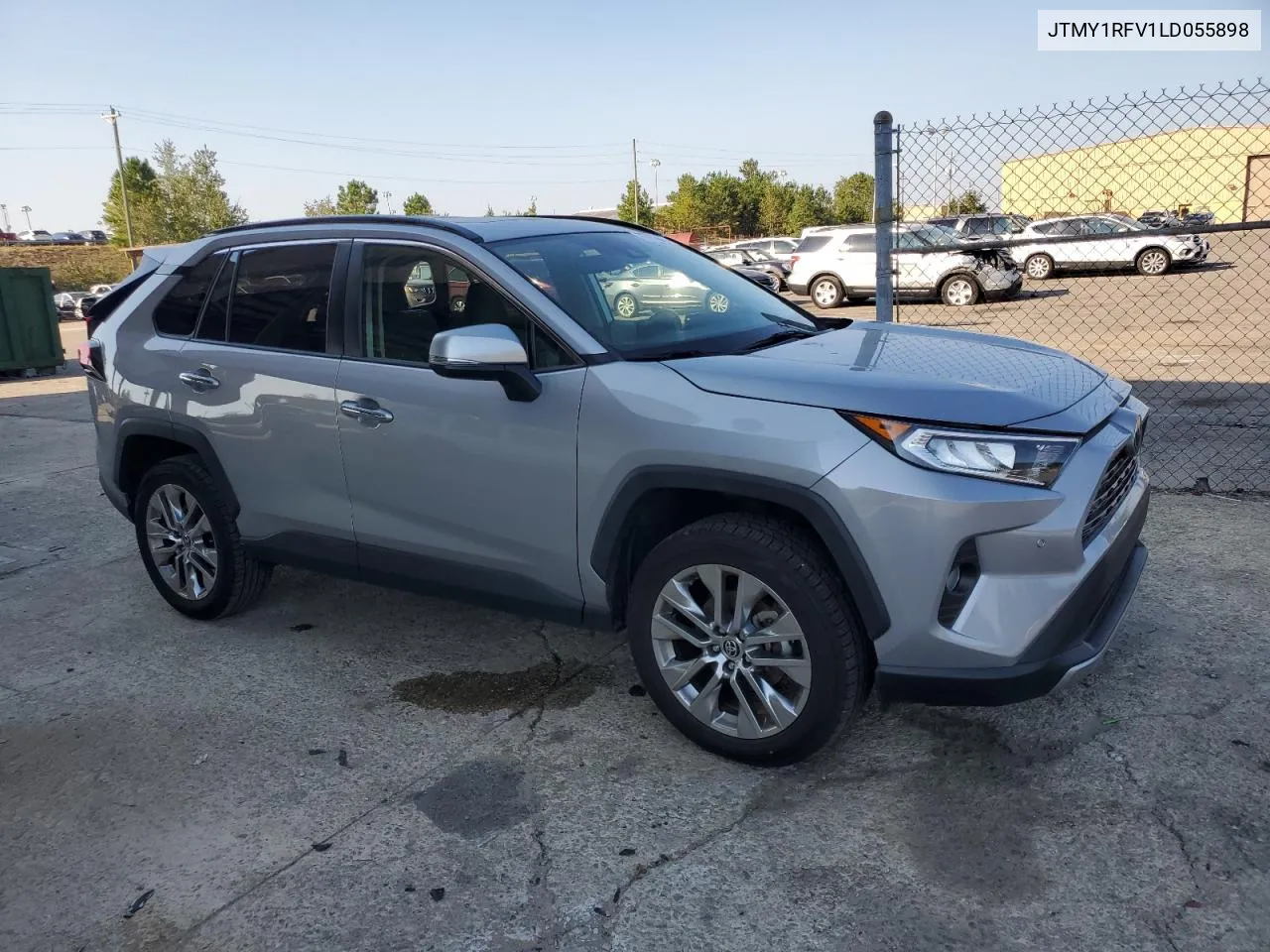 2020 Toyota Rav4 Limited VIN: JTMY1RFV1LD055898 Lot: 75861854