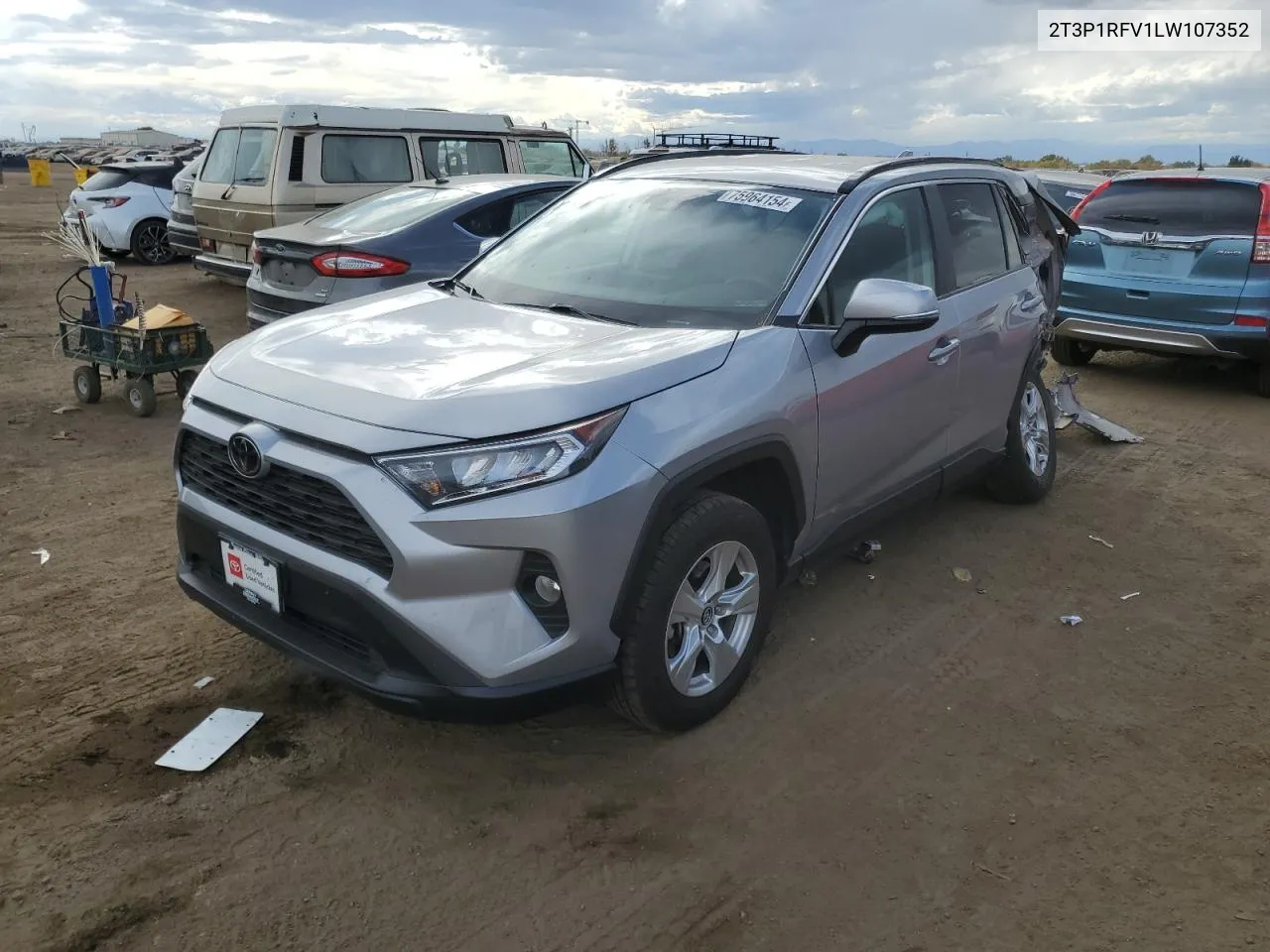 2020 Toyota Rav4 Xle VIN: 2T3P1RFV1LW107352 Lot: 75964154