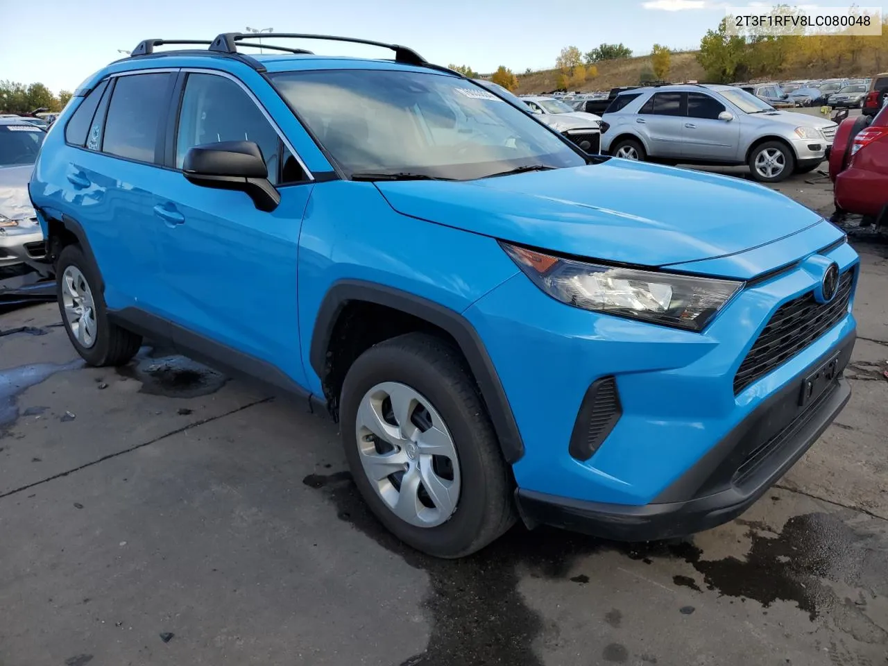 2020 Toyota Rav4 Le VIN: 2T3F1RFV8LC080048 Lot: 76033634