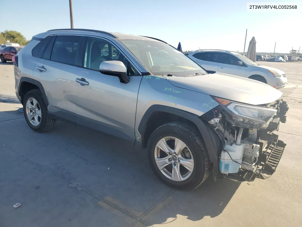 2020 Toyota Rav4 Xle VIN: 2T3W1RFV4LC052568 Lot: 76090194