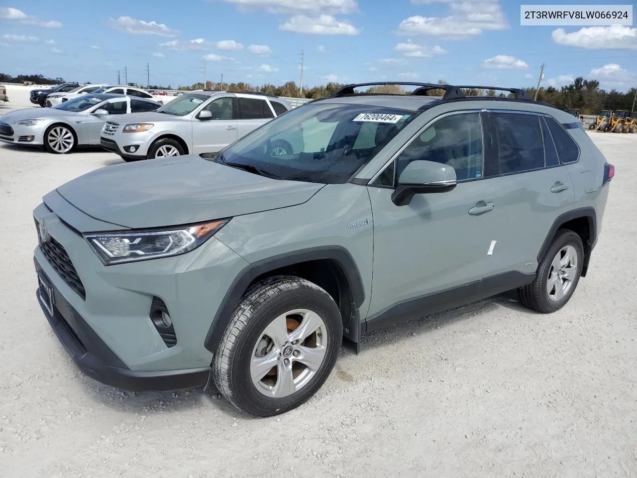 2020 Toyota Rav4 Xle VIN: 2T3RWRFV8LW066924 Lot: 76200464