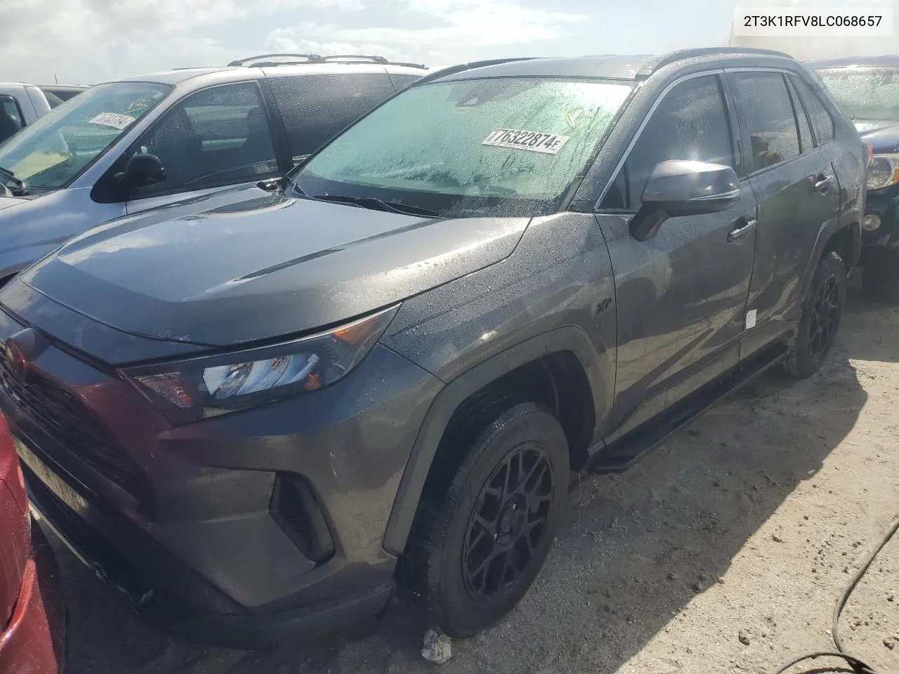 2020 Toyota Rav4 Le VIN: 2T3K1RFV8LC068657 Lot: 76322874