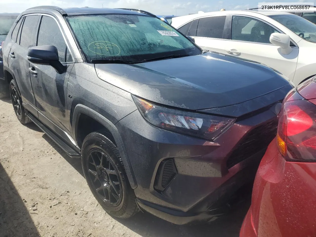 2020 Toyota Rav4 Le VIN: 2T3K1RFV8LC068657 Lot: 76322874