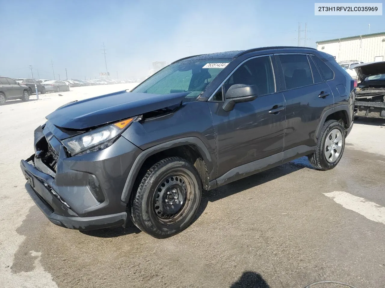 2020 Toyota Rav4 Le VIN: 2T3H1RFV2LC035969 Lot: 76351434