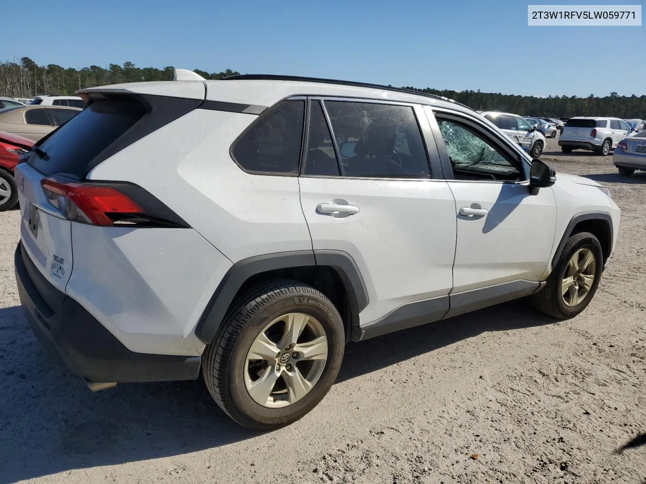 2T3W1RFV5LW059771 2020 Toyota Rav4 Xle