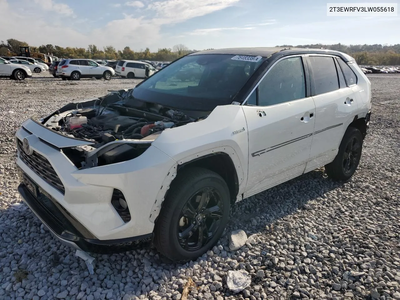 2020 Toyota Rav4 Xse VIN: 2T3EWRFV3LW055618 Lot: 76483384