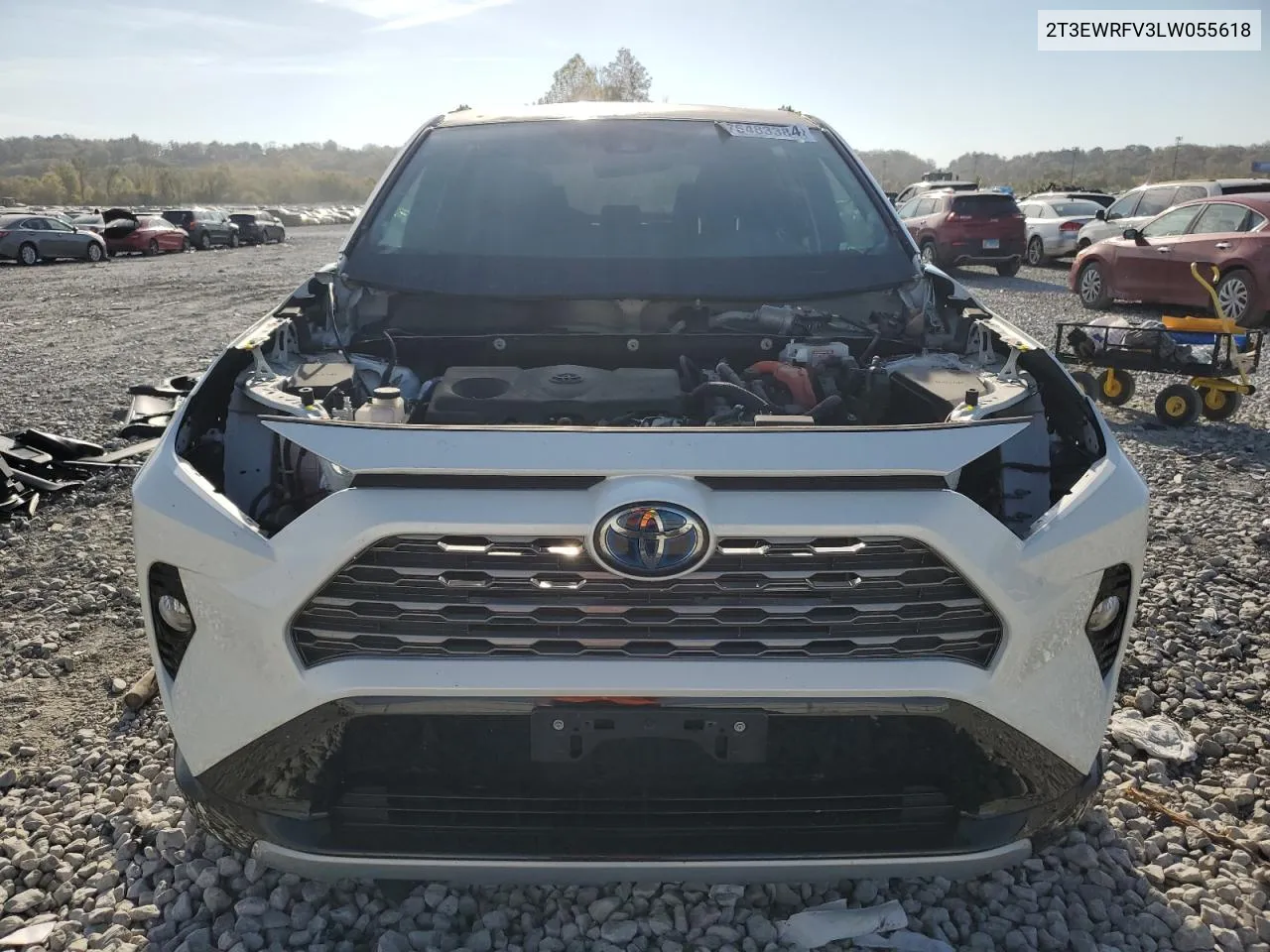 2020 Toyota Rav4 Xse VIN: 2T3EWRFV3LW055618 Lot: 76483384