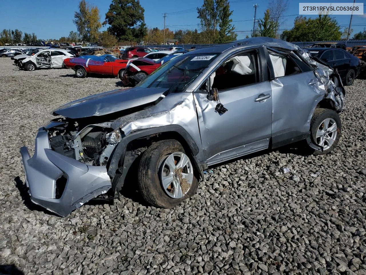 2020 Toyota Rav4 Xle VIN: 2T3R1RFV5LC063608 Lot: 76523264