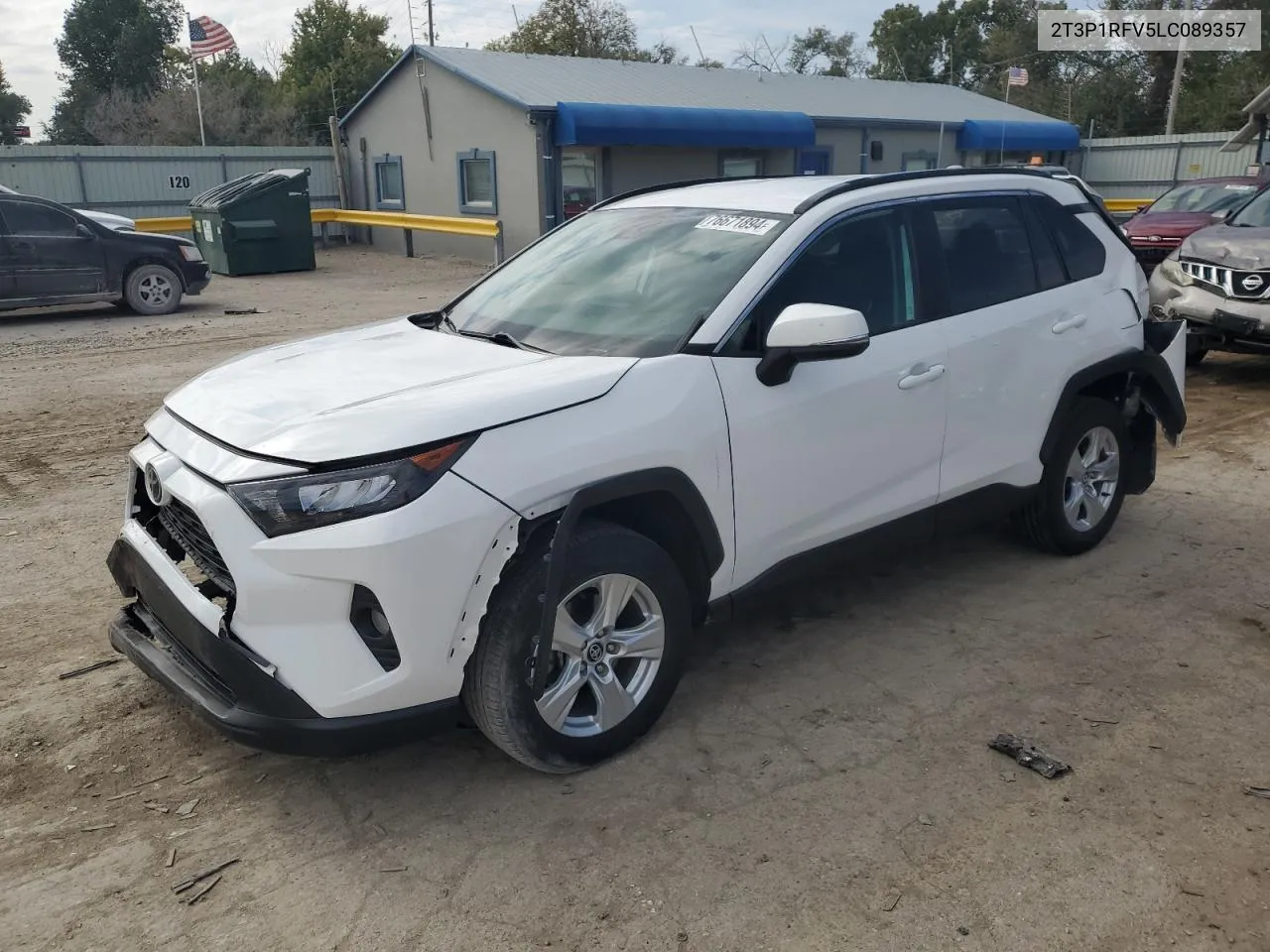 2020 Toyota Rav4 Xle VIN: 2T3P1RFV5LC089357 Lot: 76671894