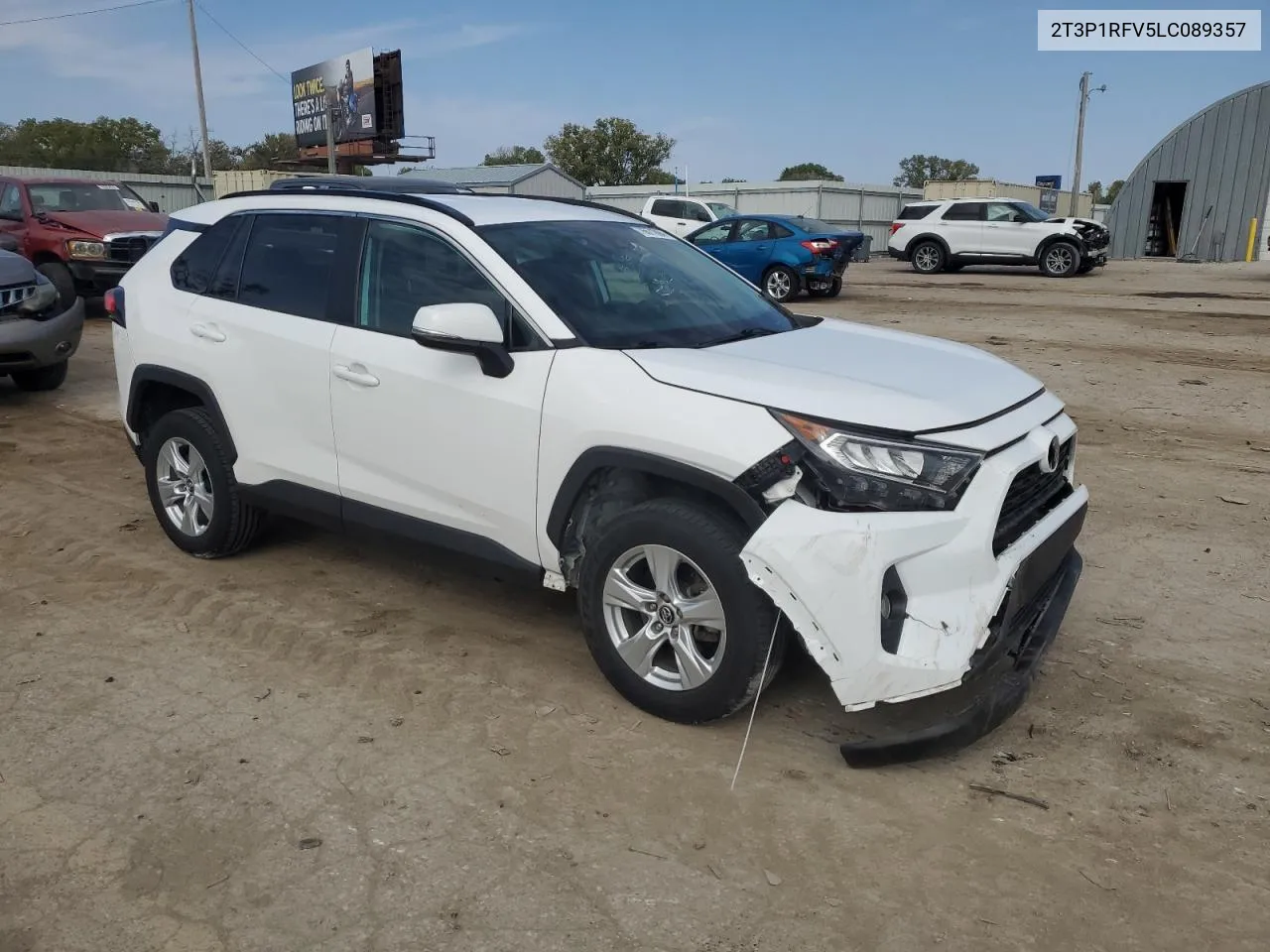 2020 Toyota Rav4 Xle VIN: 2T3P1RFV5LC089357 Lot: 76671894