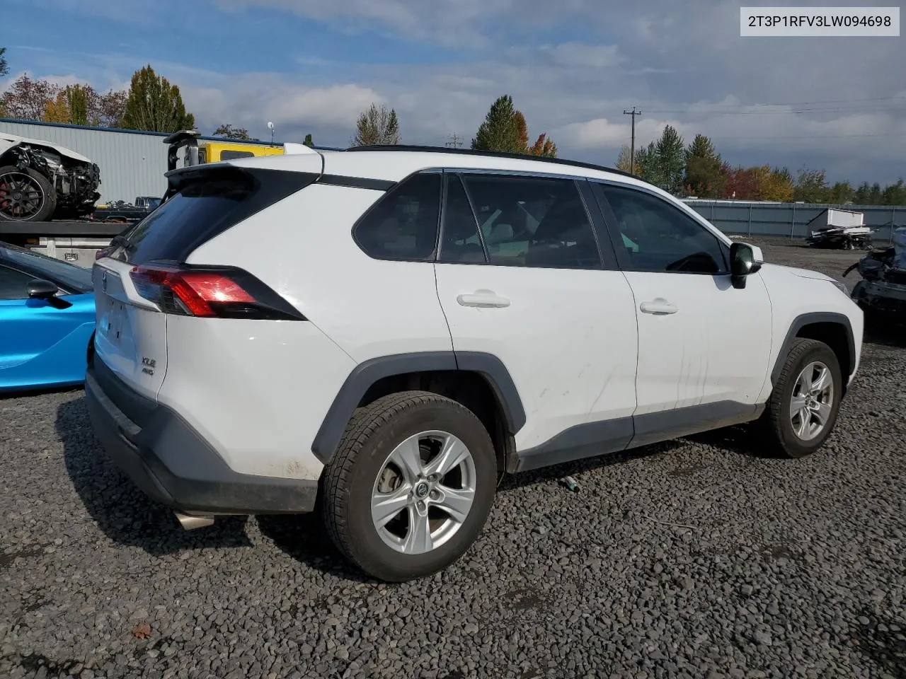 2020 Toyota Rav4 Xle VIN: 2T3P1RFV3LW094698 Lot: 76802364