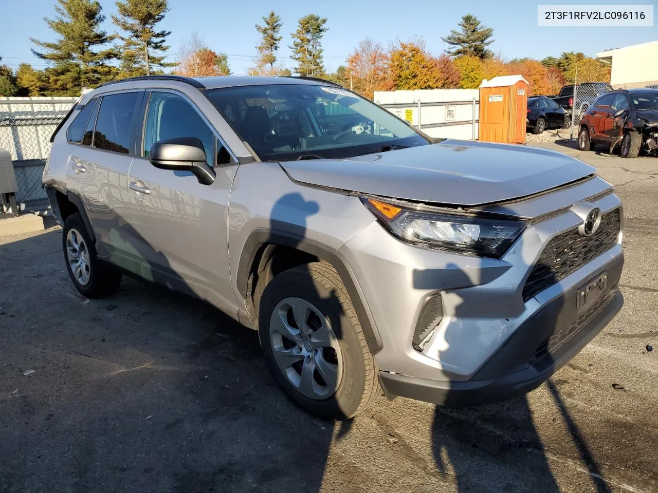 2020 Toyota Rav4 Le VIN: 2T3F1RFV2LC096116 Lot: 76811674