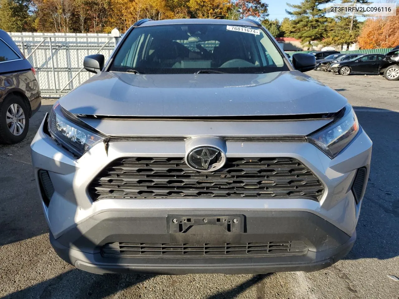 2020 Toyota Rav4 Le VIN: 2T3F1RFV2LC096116 Lot: 76811674