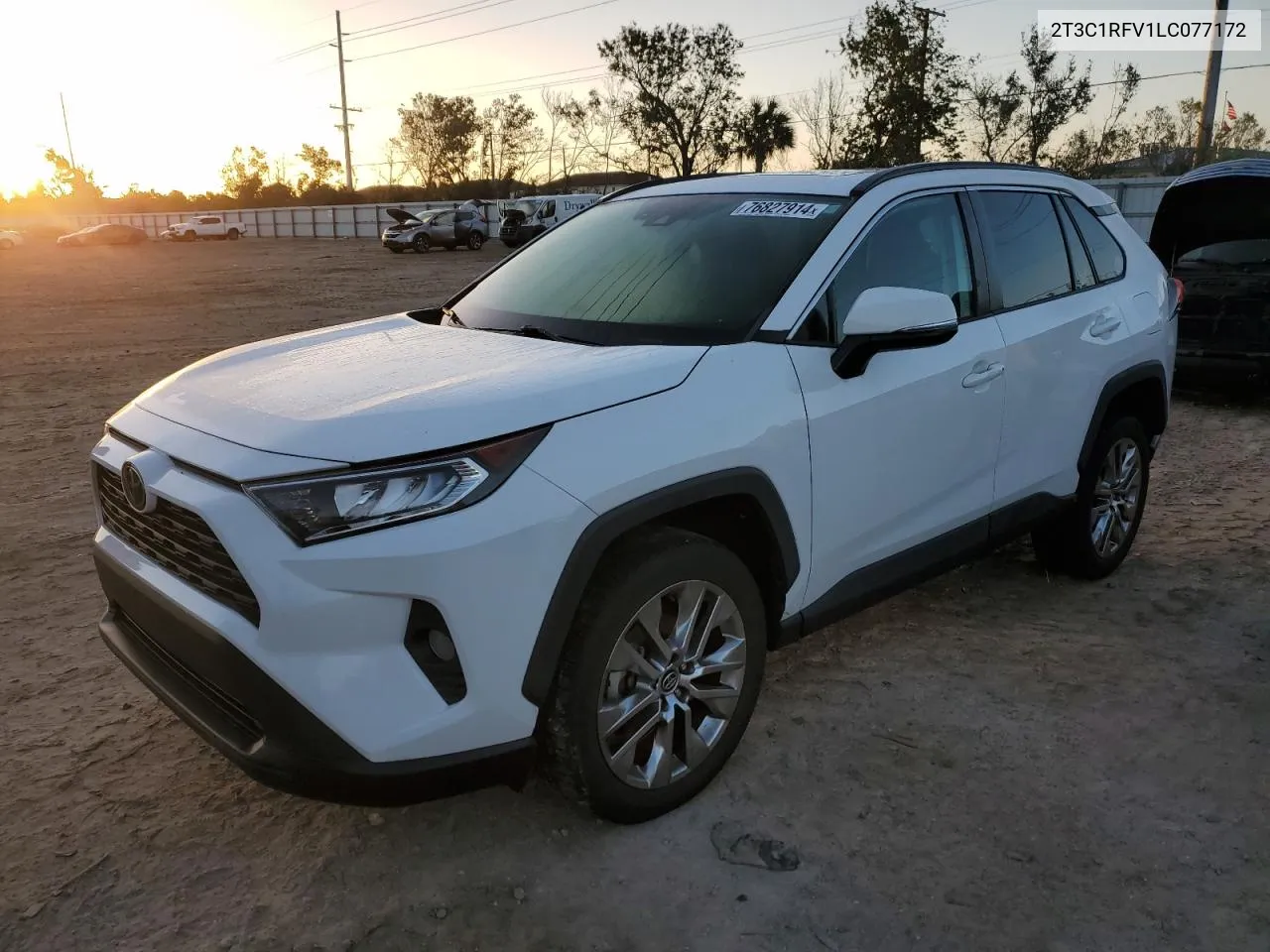 2020 Toyota Rav4 Xle Premium VIN: 2T3C1RFV1LC077172 Lot: 76827914