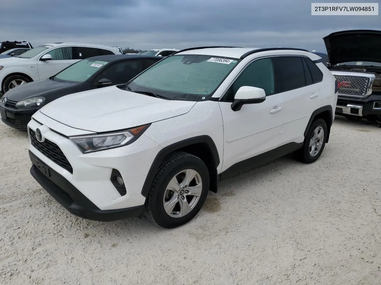 2020 Toyota Rav4 Xle VIN: 2T3P1RFV7LW094851 Lot: 77086394