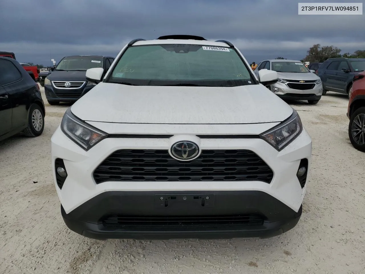 2020 Toyota Rav4 Xle VIN: 2T3P1RFV7LW094851 Lot: 77086394