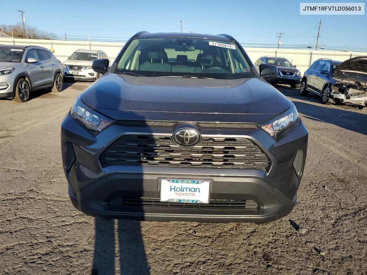 2020 Toyota Rav4 Le VIN: JTMF1RFV7LD056013 Lot: 77103814