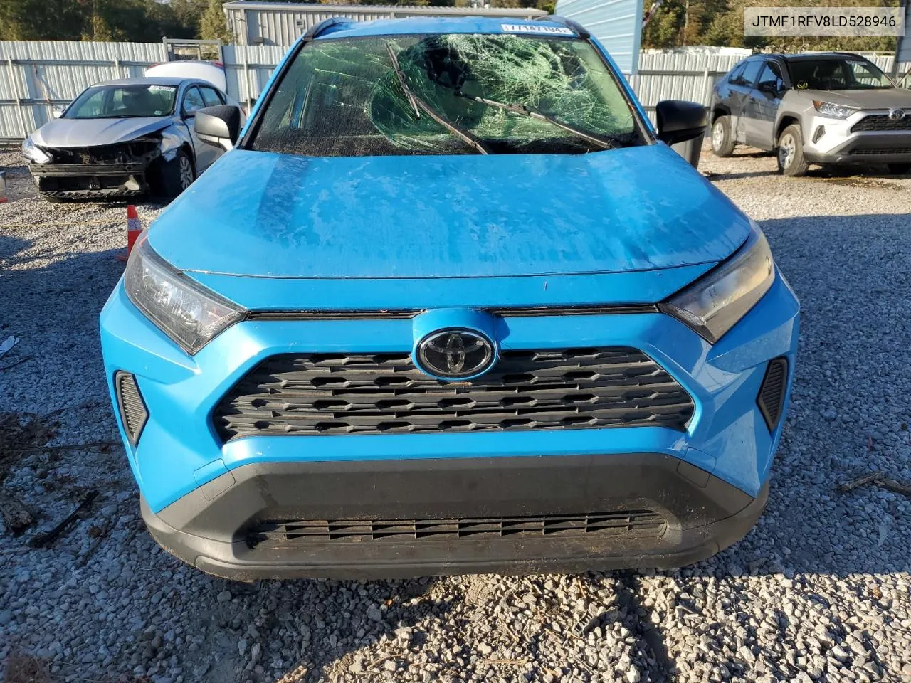 2020 Toyota Rav4 Le VIN: JTMF1RFV8LD528946 Lot: 77147194