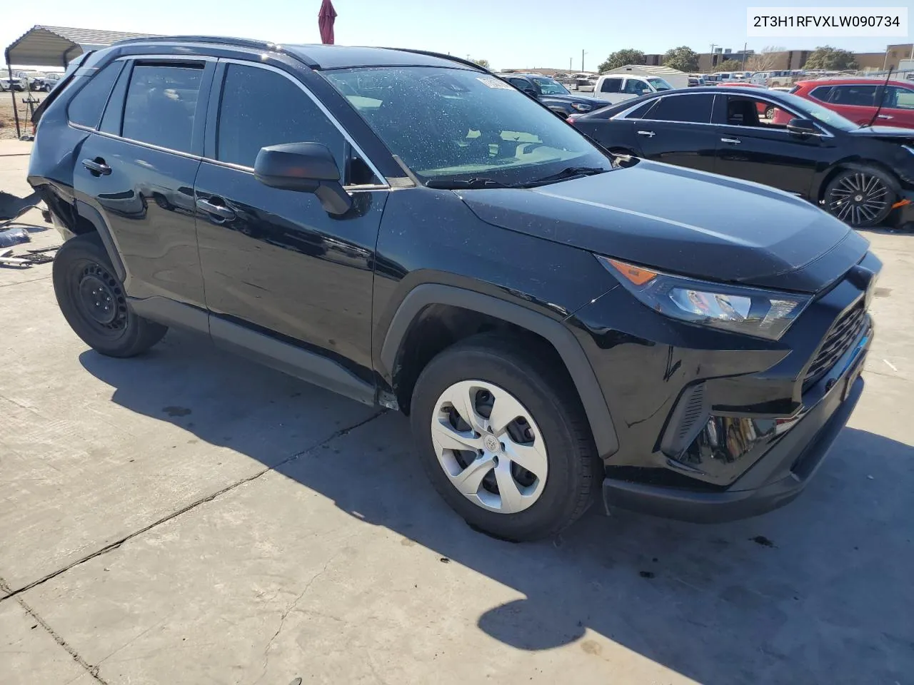 2020 Toyota Rav4 Le VIN: 2T3H1RFVXLW090734 Lot: 77537364