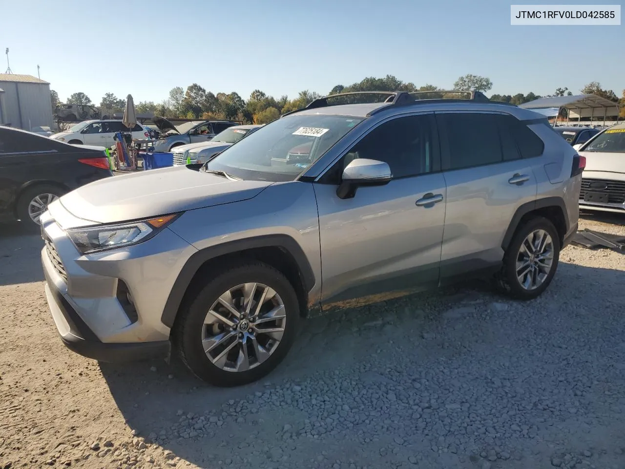 2020 Toyota Rav4 Xle Premium VIN: JTMC1RFV0LD042585 Lot: 77625184