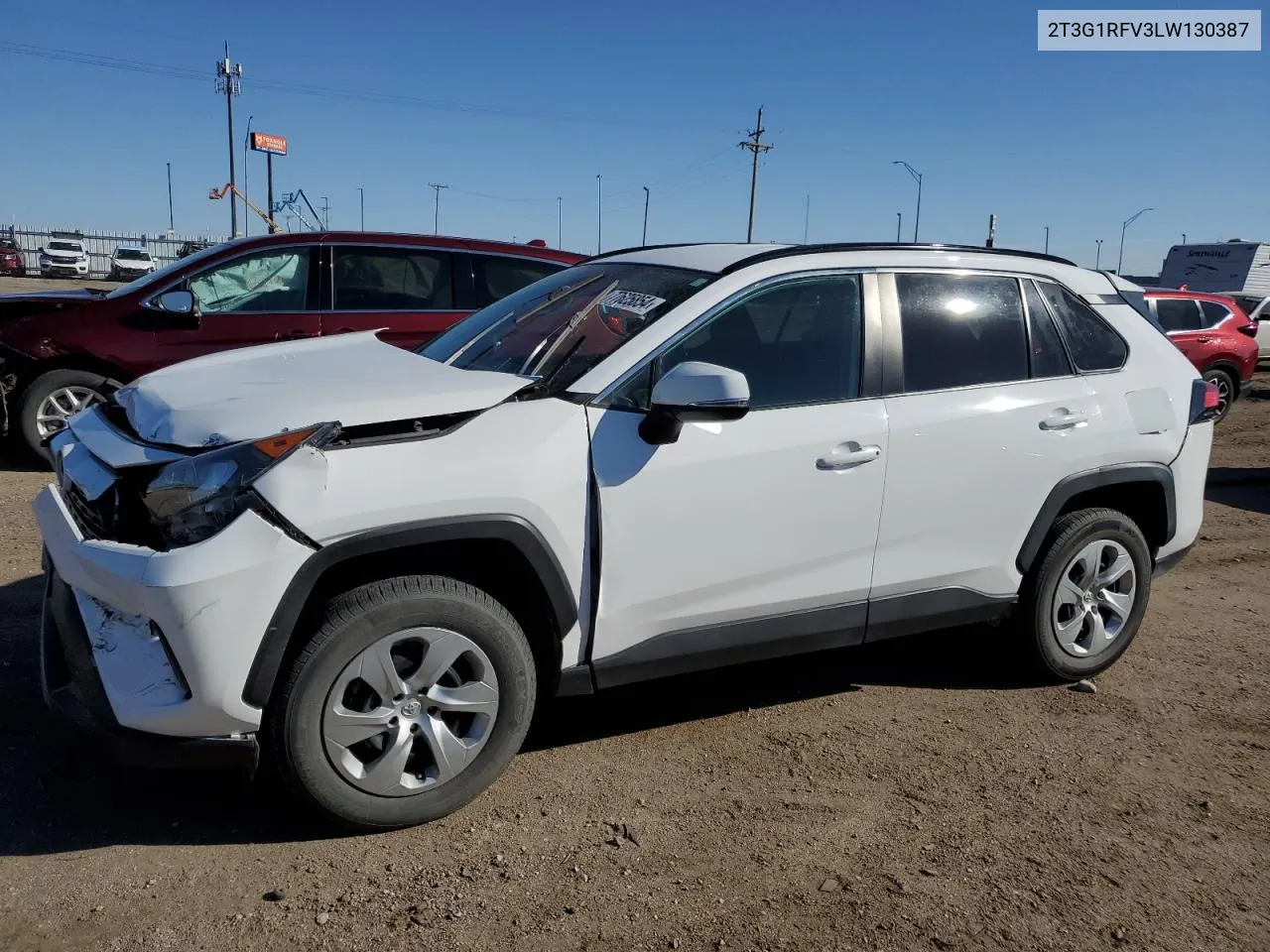 2020 Toyota Rav4 Le VIN: 2T3G1RFV3LW130387 Lot: 77625854