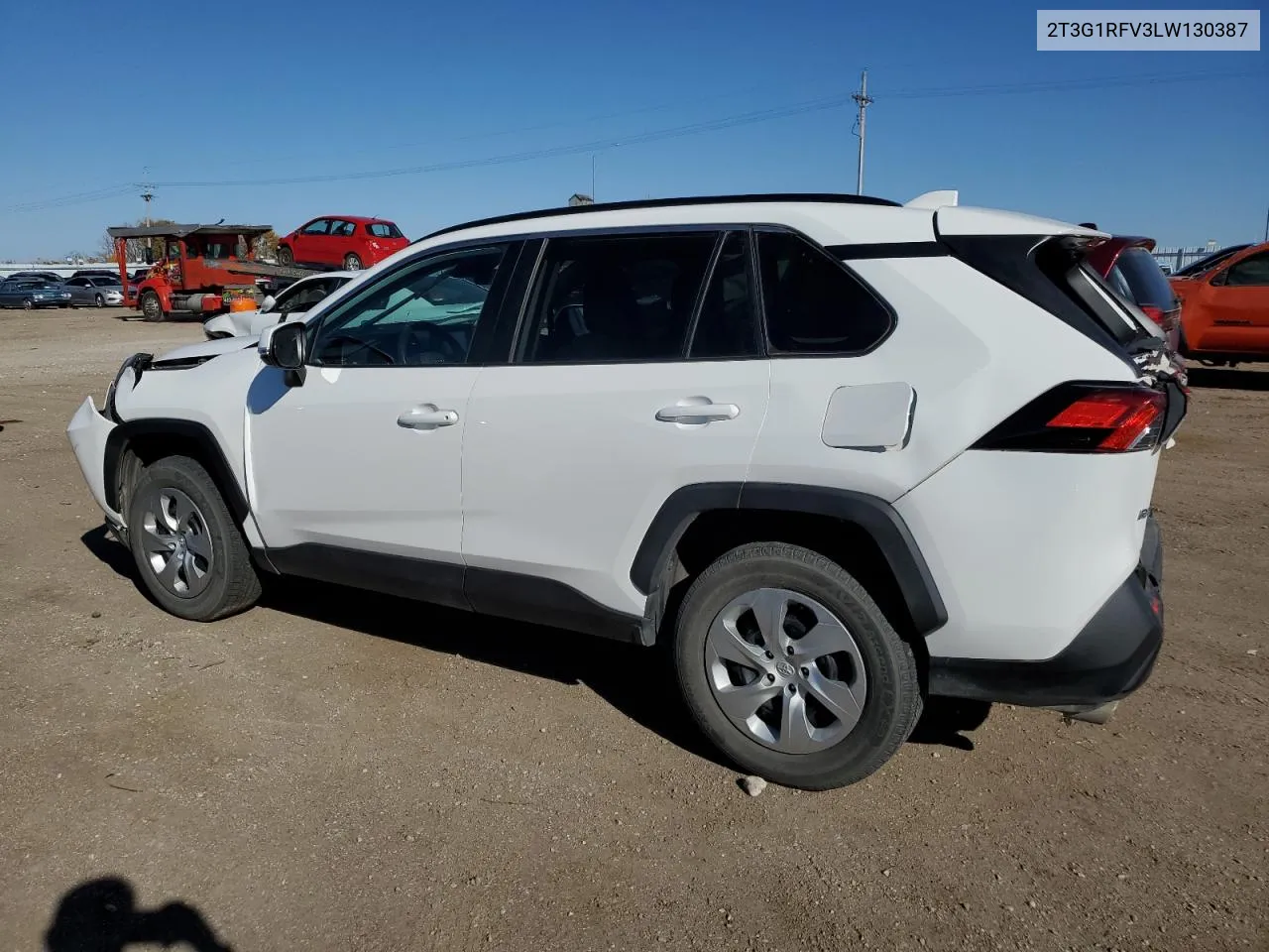 2020 Toyota Rav4 Le VIN: 2T3G1RFV3LW130387 Lot: 77625854