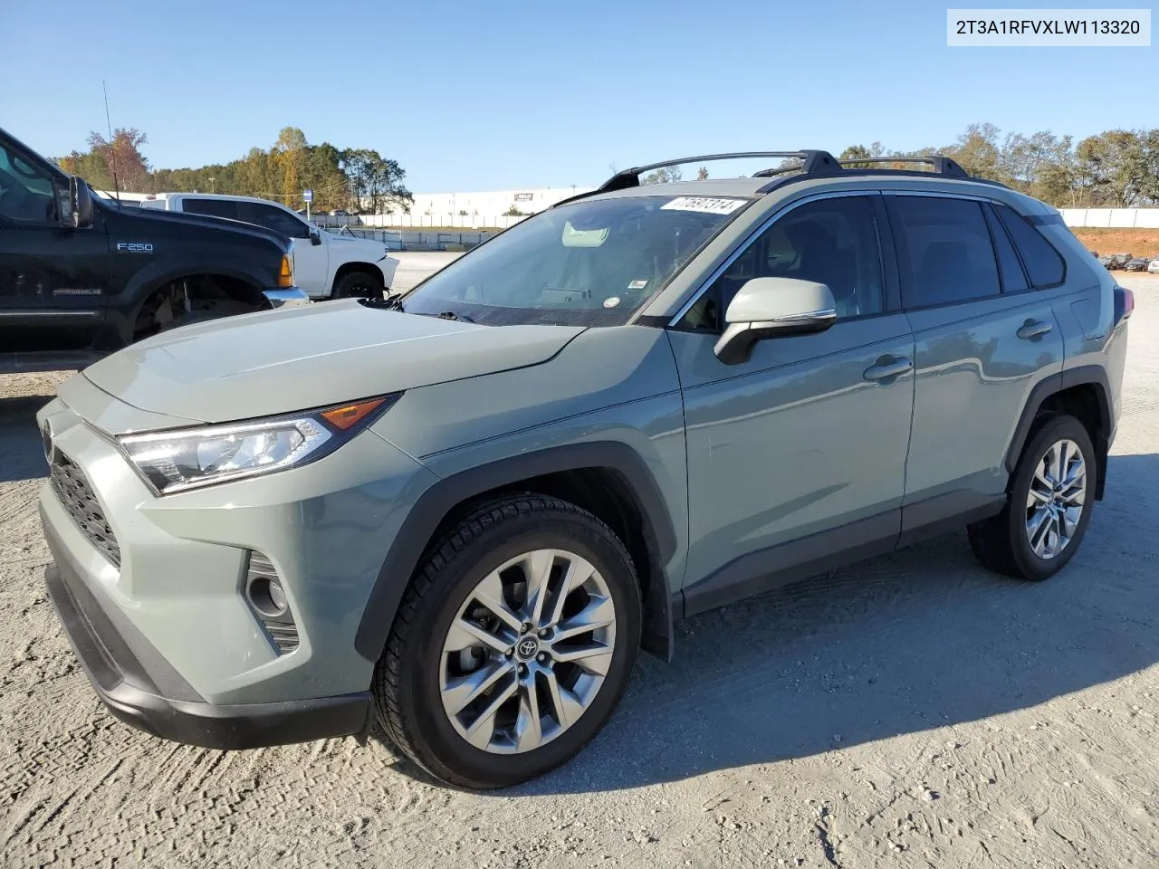 2020 Toyota Rav4 Xle Premium VIN: 2T3A1RFVXLW113320 Lot: 77697314