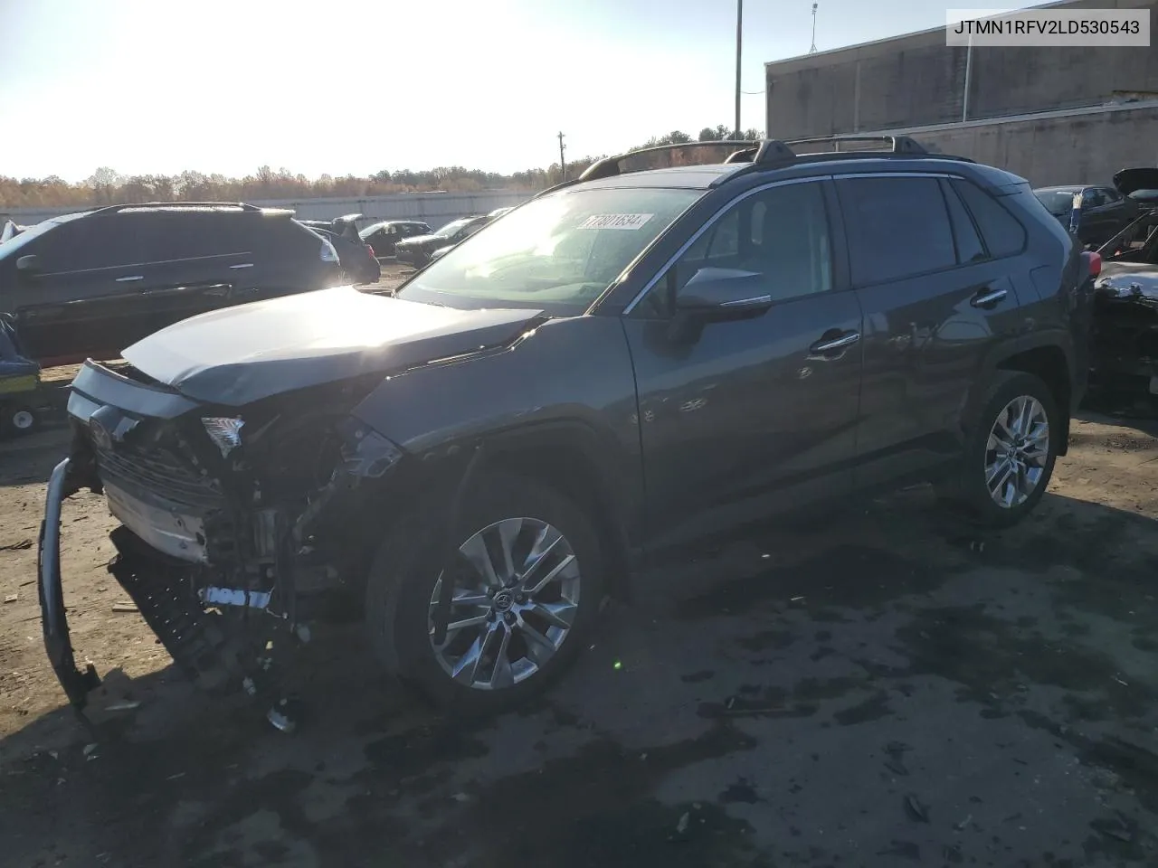 2020 Toyota Rav4 Limited VIN: JTMN1RFV2LD530543 Lot: 77801634