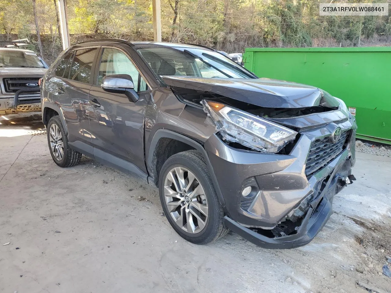 2020 Toyota Rav4 Xle Premium VIN: 2T3A1RFV0LW088461 Lot: 77913284