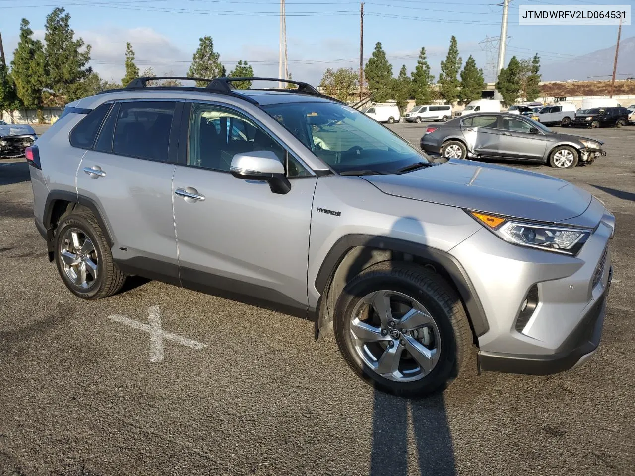 2020 Toyota Rav4 Limited VIN: JTMDWRFV2LD064531 Lot: 78066024