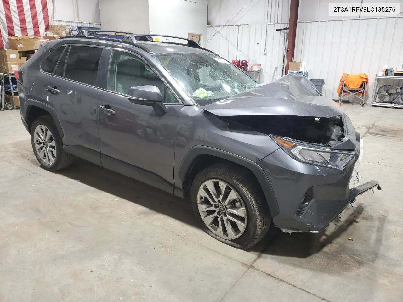 2020 Toyota Rav4 Xle Premium VIN: 2T3A1RFV9LC135276 Lot: 78091294