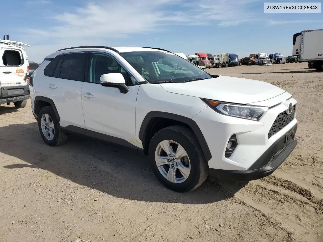 2020 Toyota Rav4 Xle VIN: 2T3W1RFVXLC036343 Lot: 78131814