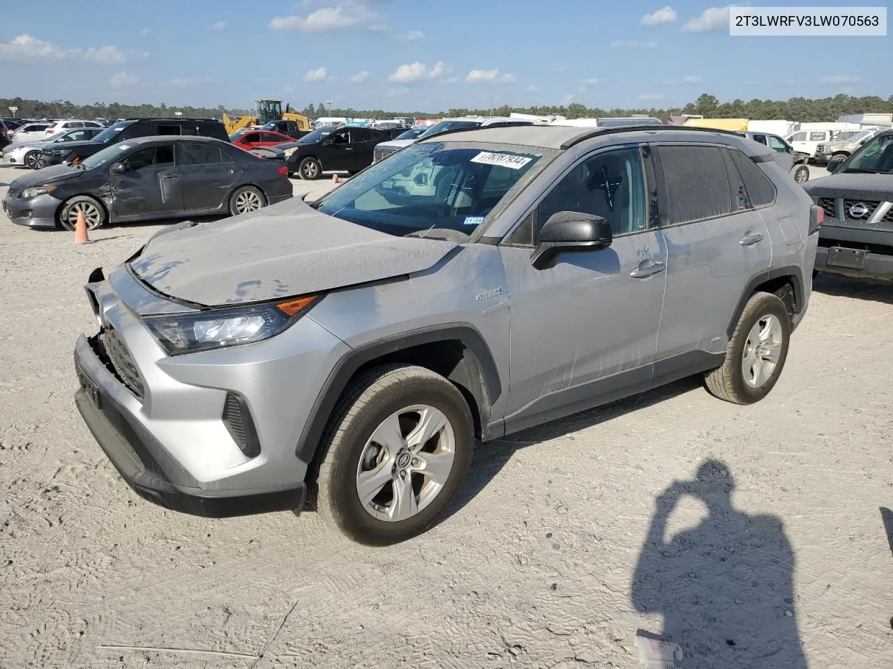 2020 Toyota Rav4 Le VIN: 2T3LWRFV3LW070563 Lot: 78287934