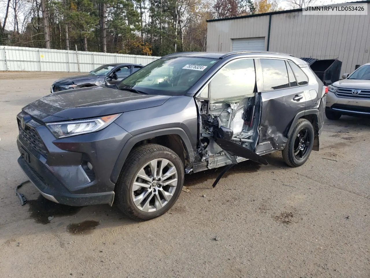 2020 Toyota Rav4 Limited VIN: JTMN1RFV1LD053426 Lot: 78376324