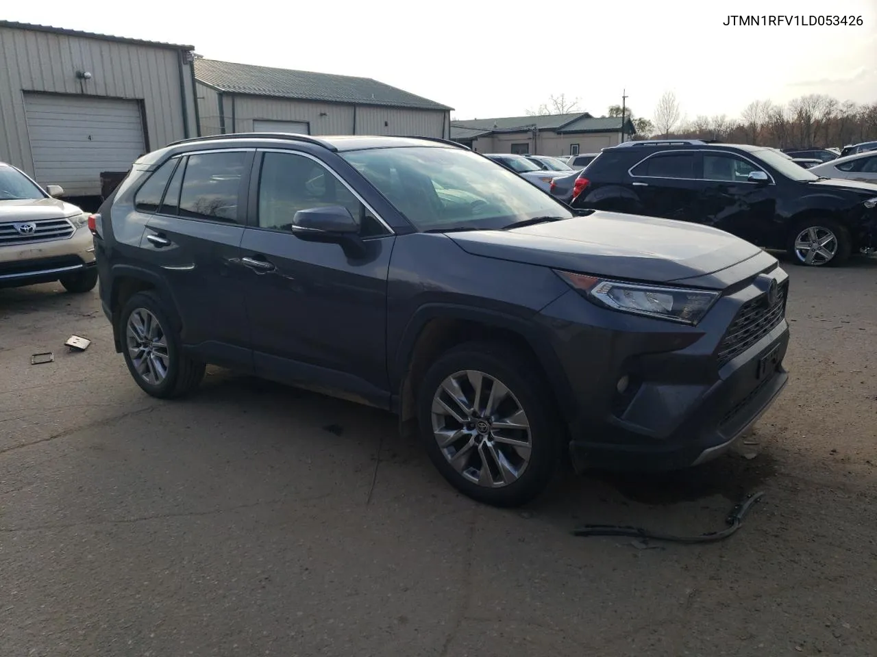 2020 Toyota Rav4 Limited VIN: JTMN1RFV1LD053426 Lot: 78376324