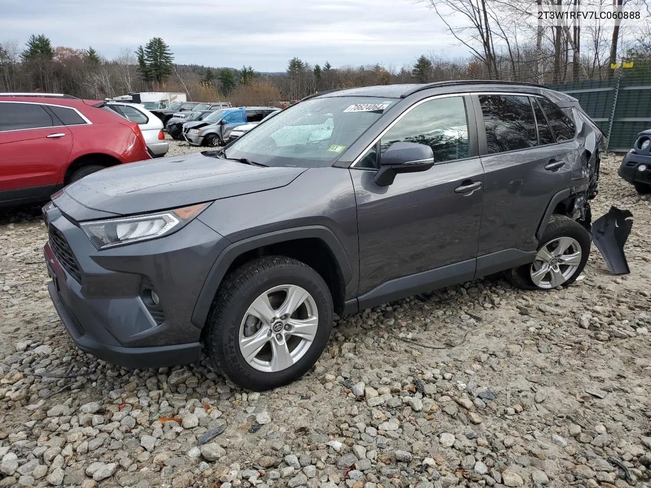 2020 Toyota Rav4 Xle VIN: 2T3W1RFV7LC060888 Lot: 78624064