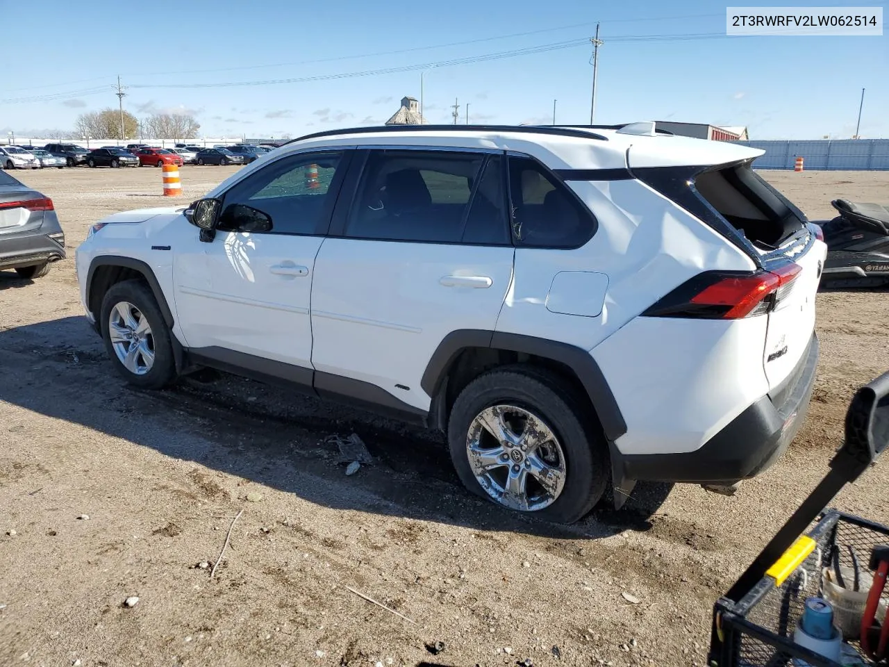 2020 Toyota Rav4 Xle VIN: 2T3RWRFV2LW062514 Lot: 78676354