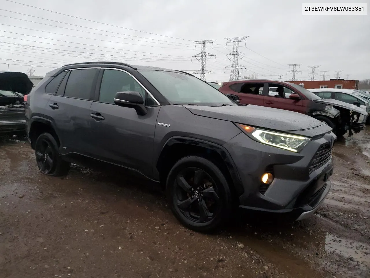 2020 Toyota Rav4 Xse VIN: 2T3EWRFV8LW083351 Lot: 78865344