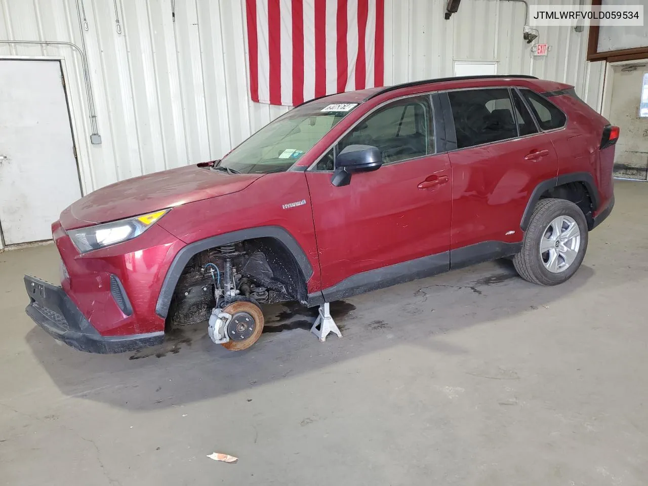 2020 Toyota Rav4 Le VIN: JTMLWRFV0LD059534 Lot: 79163614