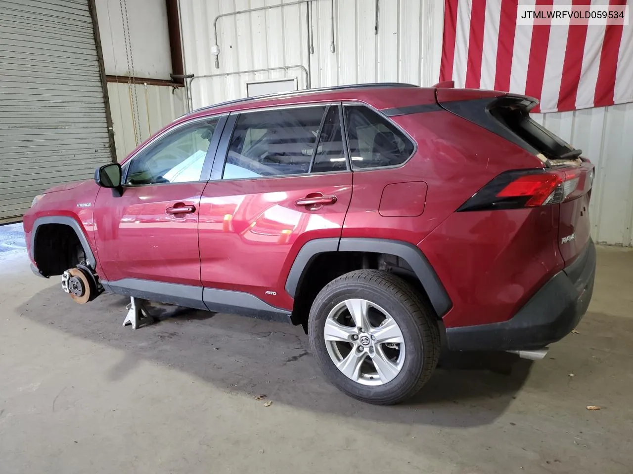 2020 Toyota Rav4 Le VIN: JTMLWRFV0LD059534 Lot: 79163614