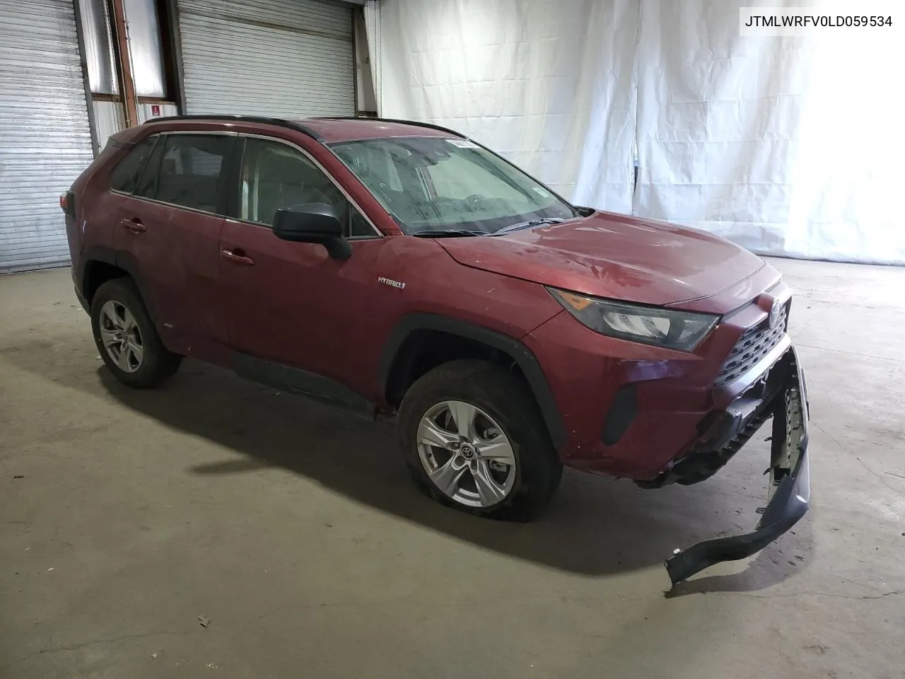 2020 Toyota Rav4 Le VIN: JTMLWRFV0LD059534 Lot: 79163614