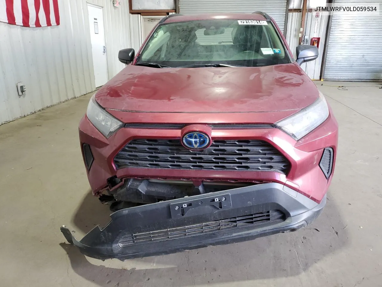 2020 Toyota Rav4 Le VIN: JTMLWRFV0LD059534 Lot: 79163614