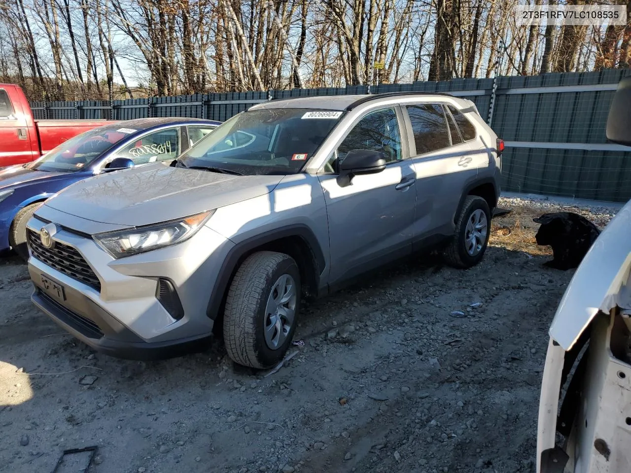 2020 Toyota Rav4 Le VIN: 2T3F1RFV7LC108535 Lot: 80266904