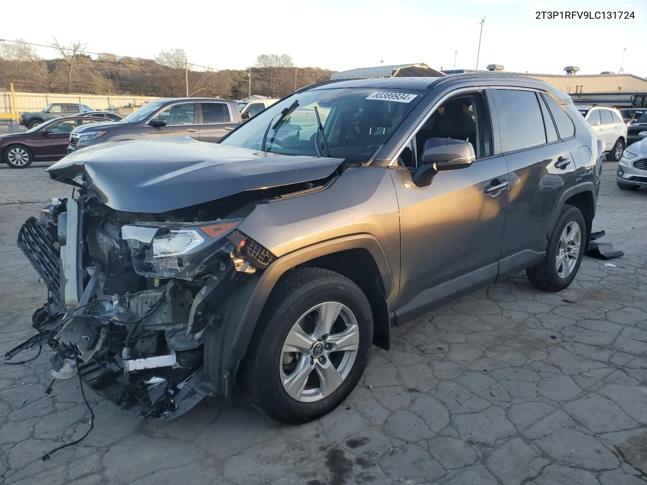 2020 Toyota Rav4 Xle VIN: 2T3P1RFV9LC131724 Lot: 80389934