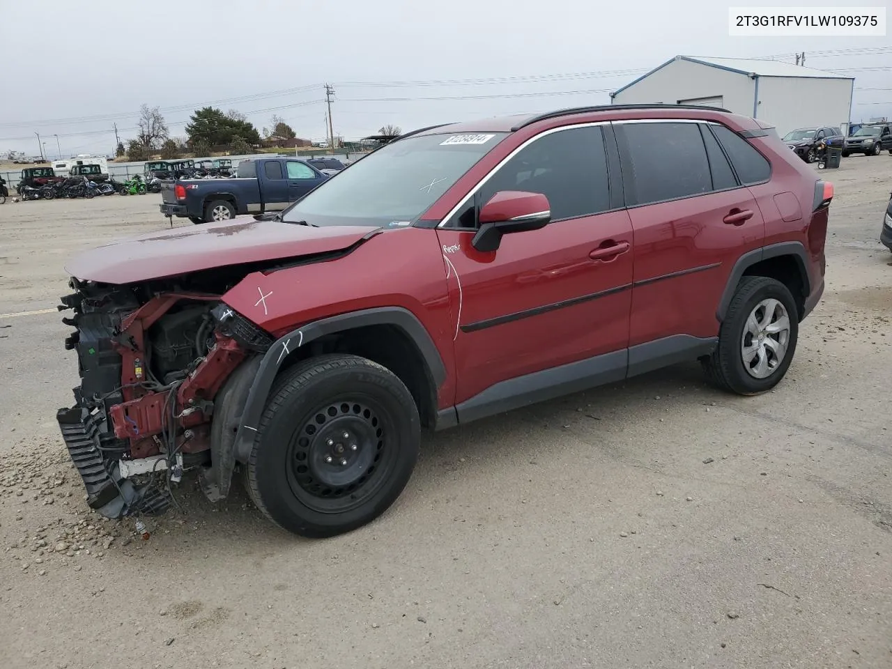 2020 Toyota Rav4 Le VIN: 2T3G1RFV1LW109375 Lot: 81234914