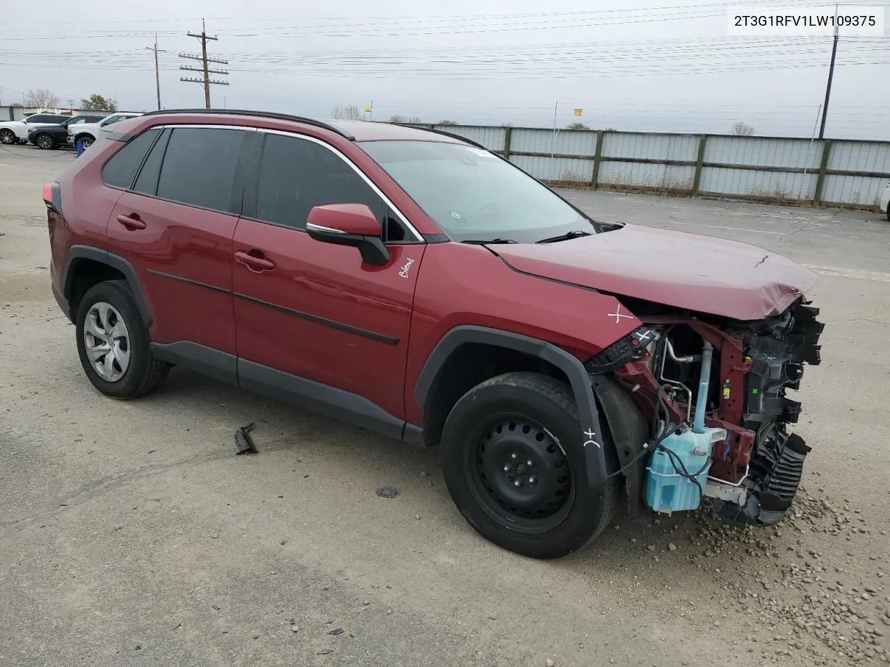 2020 Toyota Rav4 Le VIN: 2T3G1RFV1LW109375 Lot: 81234914