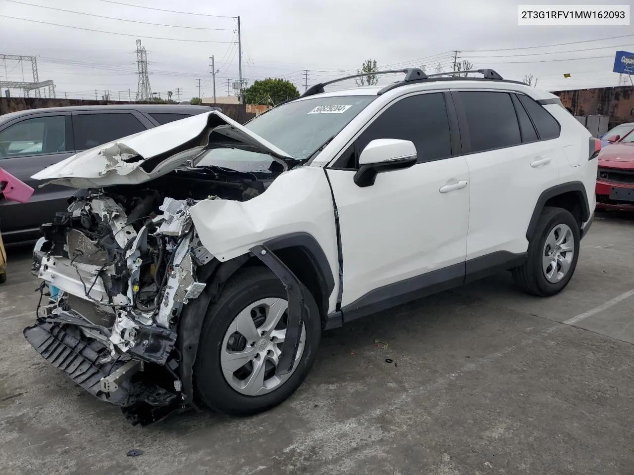 2021 Toyota Rav4 Le VIN: 2T3G1RFV1MW162093 Lot: 50829204