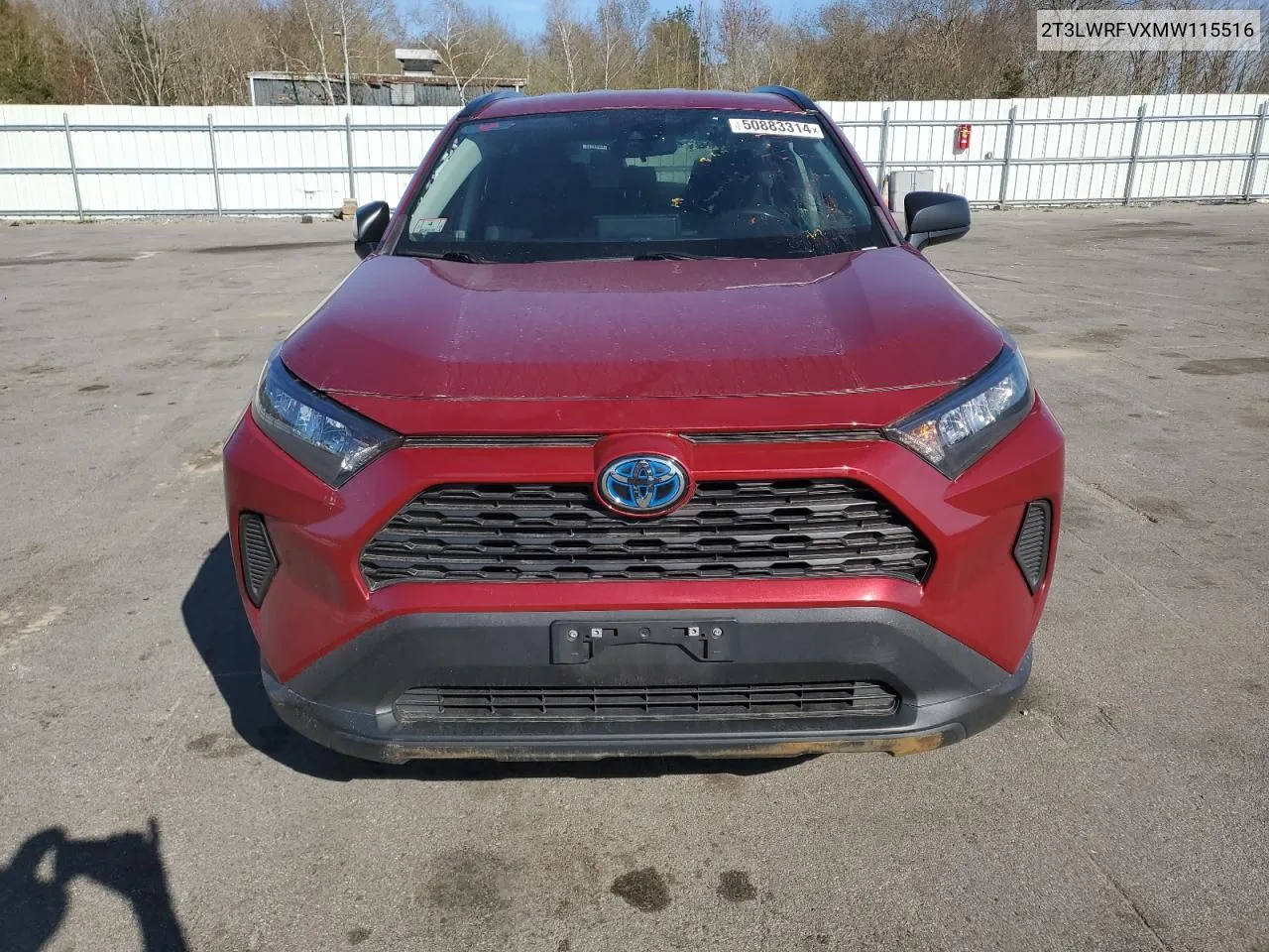 2T3LWRFVXMW115516 2021 Toyota Rav4 Le