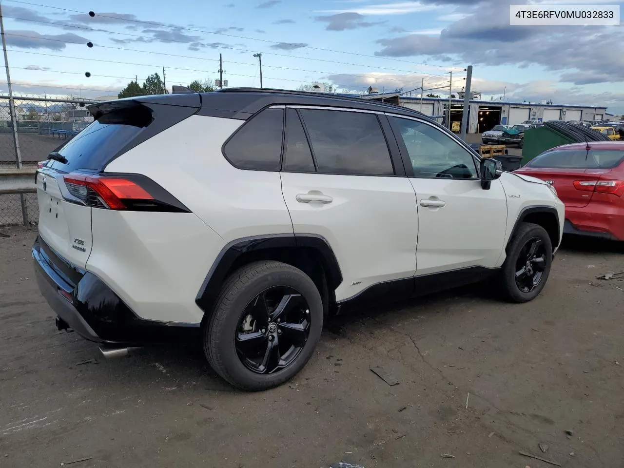 2021 Toyota Rav4 Xse VIN: 4T3E6RFV0MU032833 Lot: 51221624