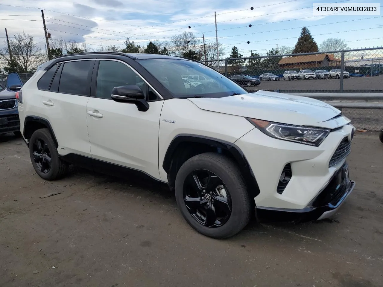 2021 Toyota Rav4 Xse VIN: 4T3E6RFV0MU032833 Lot: 51221624